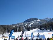 View from the village of the Panorama ski area