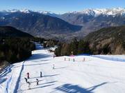 View of the difficult slope Falzeben II