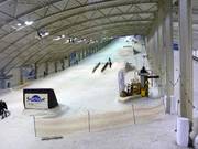 View of the slopes in the ski hall