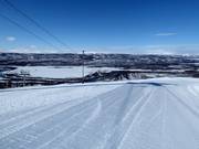 Perfect slopes and a great view in the ski resort of Hemavan