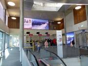 Very well-maintained public transport hub in Fiesch