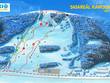 Trail map of the ski resort Karolinka