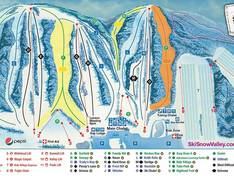 Trail map Snow Valley – Barrie