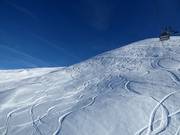 Off-piste terrain at Bräma Jet