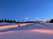 Night skiing resort Ruka