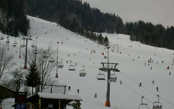 Skiing in Podkoren