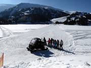 Lake taxi on Lake Turracher