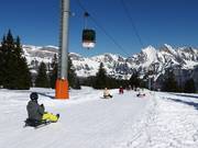 Tip for children  - Sledging on the Flumserberg