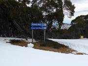 Slope signage at Mt. Buller