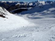 Powder/Mogul slope in the Peyragudes ski area