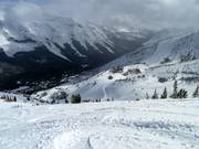 View across the Castle Mountain ski resort