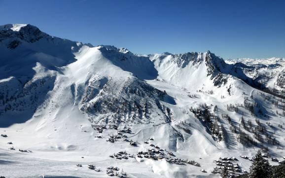 Highest base station in the Liechtenstein Alps – ski resort Malbun