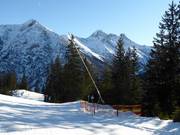 Snow lance in the Jöchelspitze ski area