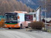 Ski bus in Aprica