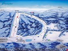 Trail map Přemyslov – Jelení