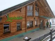 Larchnhittl below the valley station of the Glungezerbahn