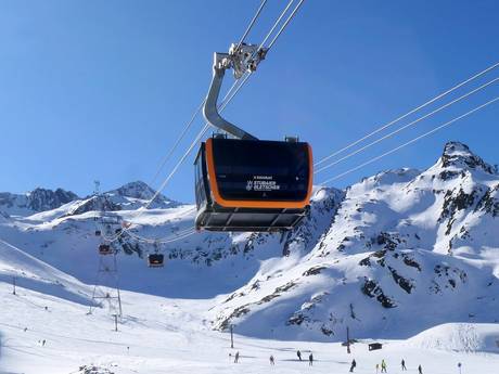 Ski lifts Stubai Alps – Ski lifts Stubai Glacier (Stubaier Gletscher)