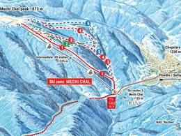 Trail map Mechi Chal – Chepelare