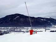 100% snow-making capabilities in the Kirchdorf ski resort