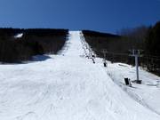 White Heat slope - one of the steepest runs in the east of the USA