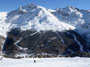 View of the lifts and slopes at the Kanzel from the Langenstein