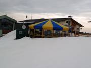 Umbrella bar on the mountain