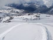 Fresh powder above Le Corbier