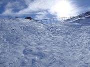 Open terrain below the Olympiabahn