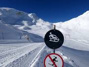 Toboggan run on the Zugspitze