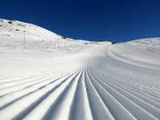 Very well-groomed slopes in the Les 3 Vallées ski area