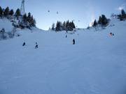 The black World Cup downhill run