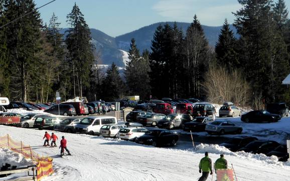Belchen: access to ski resorts and parking at ski resorts – Access, Parking Belchen