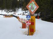 Orientation boards Märchenabfahrt and Südabfahrt