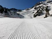 Very well-groomed slopes in Arcalís