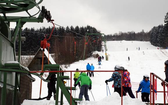 Siegen-Wittgenstein: size of the ski resorts – Size Burbach