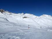 View from Corviglia towards Las Trais Fluors