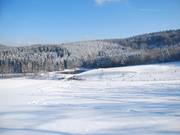View from the powder slope to the lift station