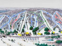 Trail map Peek'n Peak