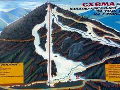 Trail map Makovytsia – Mizhgirya