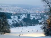You can also go skiing here at night.