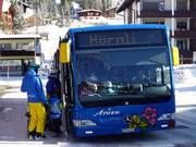 Ski bus in Arosa