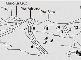 Trail map Lagunillas
