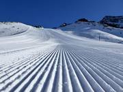 The slope grooming at Klausberg is optimal.
