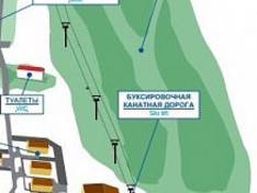 Trail map Gora Dolgaya – Nizhny Tagil