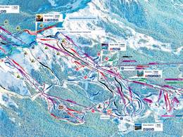 Trail map Rosa Khutor