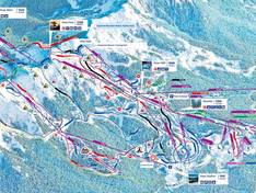 Trail map Rosa Khutor