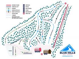 Trail map Blue Hills