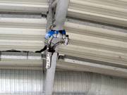 Snow cannon on the ceiling