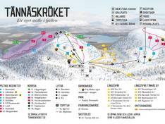 Trail map Tännäskröket