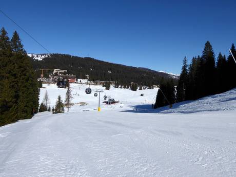 Ski resorts for beginners in the Adamello-Presanella-Alps – Beginners Madonna di Campiglio/Pinzolo/Folgàrida/Marilleva